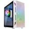 SilverStone Fara H1M Pro Micro-ATX case, Tempered Glass - white