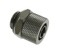 Bitspower Anschluss gerade G1/4 Zoll AG auf 11/8mm - schwarz gl&auml;nzend