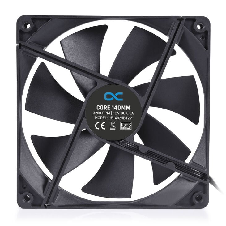 Alphacool Core PWM-Lüfter 3.200 U/min - 140 mm - schwarz image number 1