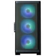 Zalman M4 PC-Geh&auml;use, Mini-Tower, mATX, RGB, Tempered Glass - schwarz image number null