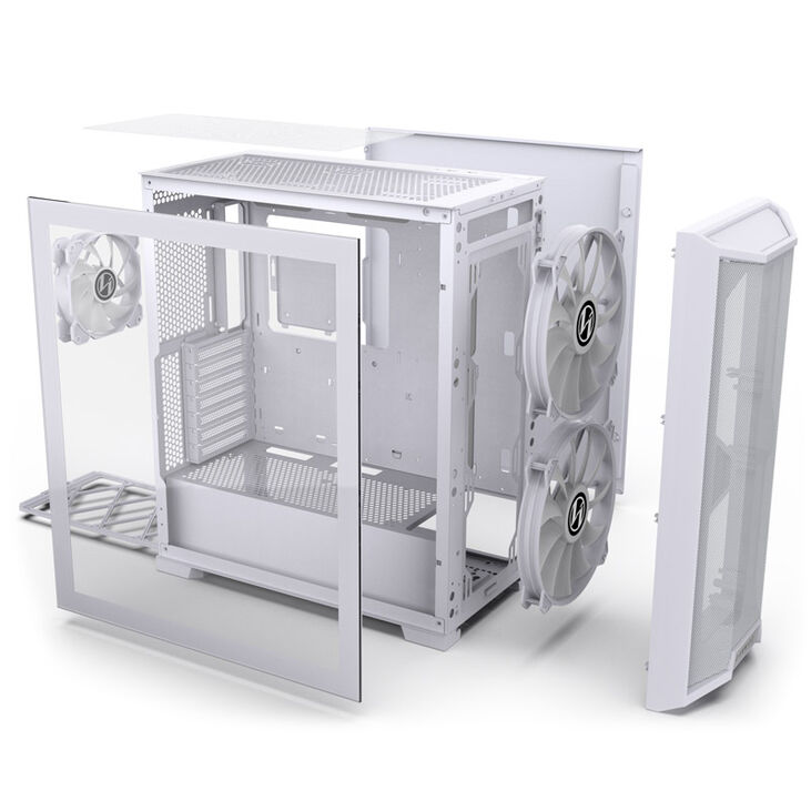 Lian Li LANCOOL 215 Midi-Tower - ARGB, Tempered Glass, weiß image number 8