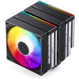 Jonsbo CB80 CPU cooler, dual-tower, 2 x 120mm, PWM, RGB - black image number null