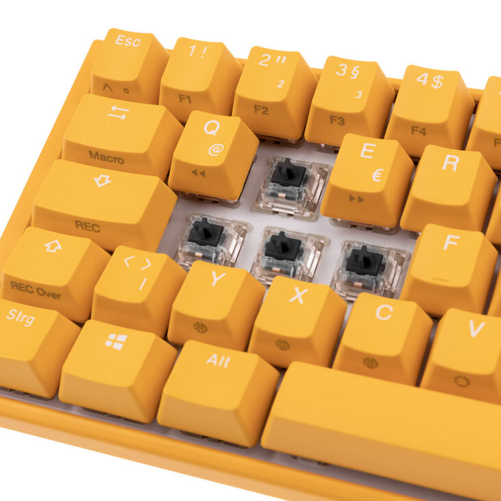 Ducky One 3 Yellow SF Gaming Tastatur, RGB LED - MX-Black image number 4
