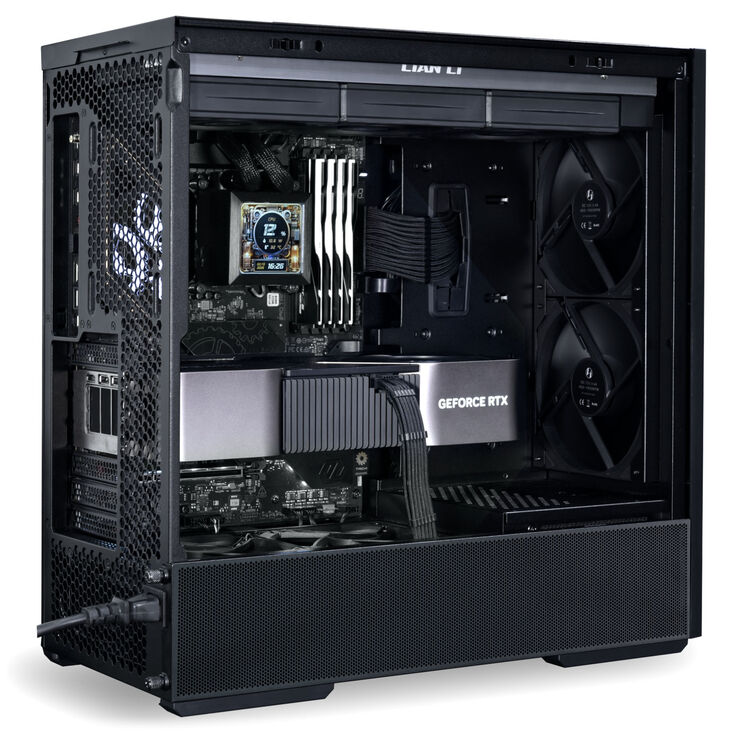 Lian Li LANCOOL 207 Digital PC-Gehäuse, Midi-Tower, ATX, Tempered Glass - schwarz image number 11