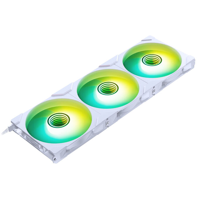 PHANTEKS M25 Gen2 PWM D-RGB Fan - Reverse Blade, 140mm, White image number 4