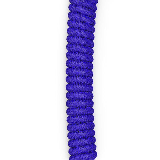 Glorious GMMK Coiled Cable Cobalt Blue, Spiralkabel, USB-C/USB-A - dunkelblau/schwarz image number 4