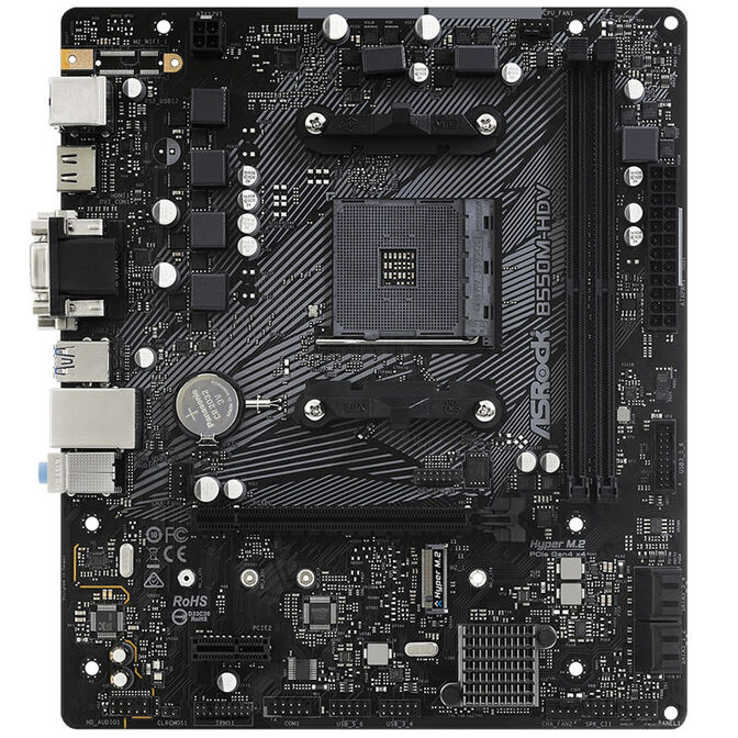ASRock B550M-HDV, AMD B550 Motherboard - Socket AM4 image number 2