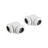 Corsair Hydro X Series XF Hardline Adapter 90 Grad 12mm AD auf 12mm AD Hardtube - 2er Pack, weiß image number null