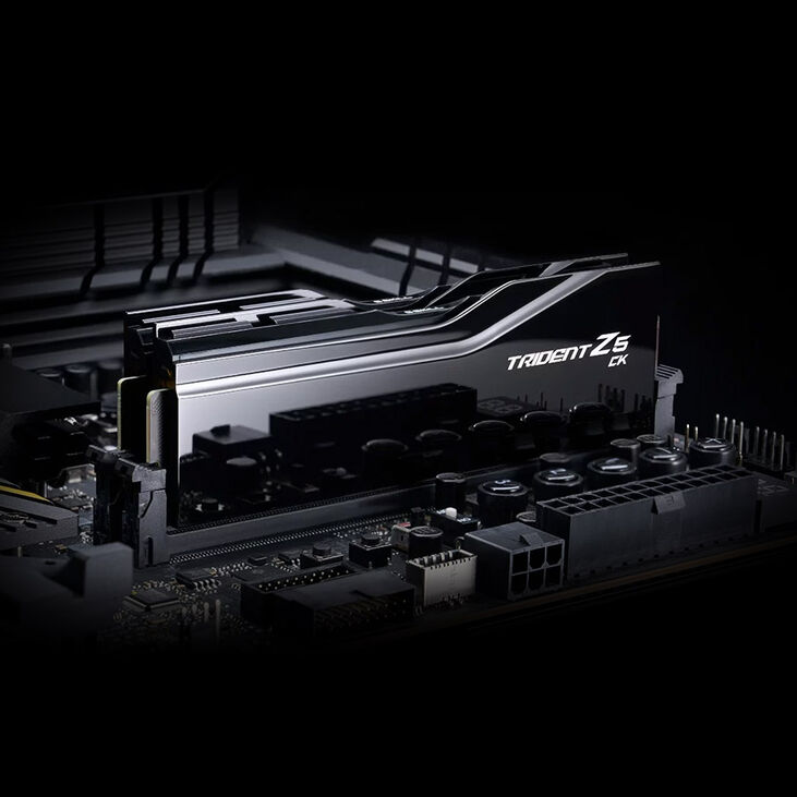 G.Skill Trident Z5 CK DDR5-8200 RAM, CL40, XMP 3.0, CUDIMM - 48 GB Dual-Kit, schwarz image number 3