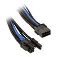SilverStone PCI-8-Pin zu PCIe-6+2-Pin Kabel, 250mm - schwarz/blau image number null