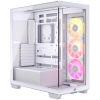 Corsair 3500X Midi-Tower, A-RGB - Weiß, mit iCUE LINK-Lüfter