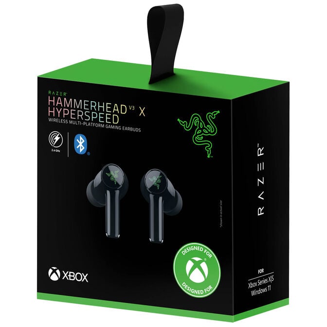 Razer Hammerhead V3 X HyperSpeed for XBOX, wireless, ANC - black image number 14