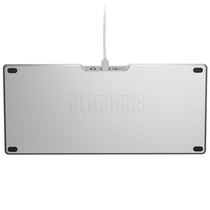 Glorious GMMK 3 Pro 75 % Custom Gaming-Tastatur - Pre-Built, ANSI (US), Fox Switches, silber image number 5