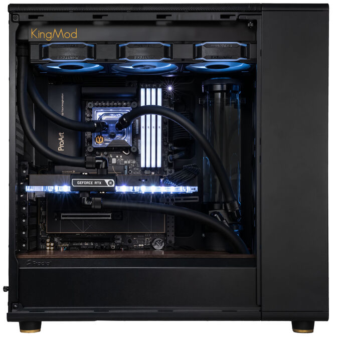 Gaming-PC Blue Nova, Intel Core Ultra, NVIDIA GeForce RTX 5090 - Custom Wasserk&uuml;hlung image number 2