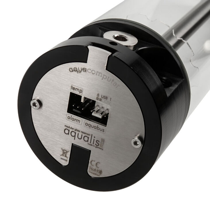 aqua computer aqualis XT Ausgleichsbehälter, 880 ml, Füllstandsmesser, LED-Halter image number 2