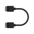 Corsair iCUE LINK Cable Connector straight - black, 10 cm 2-pack image number null