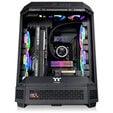 Thermaltake The Tower 600 PC Case, Mid Tower, ATX, Tempered Glass &ndash; includes 2x 140mm Fans, Black image number null