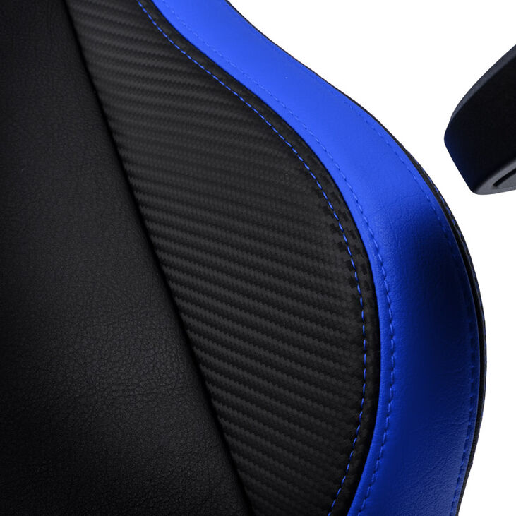 noblechairs EPIC Compact Gaming Stuhl  - schwarz/carbon/blau image number 8