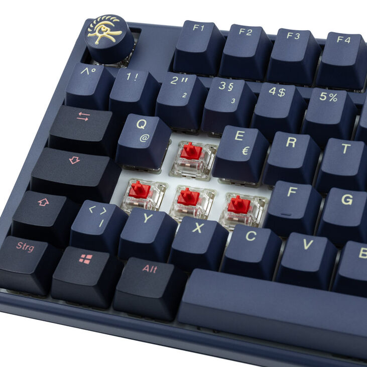 Ducky One 3 Cosmic Blue Gaming Tastatur, RGB LED - MX-Red image number 4