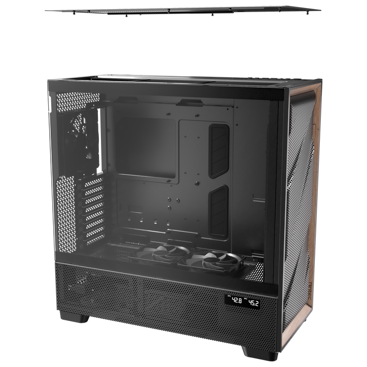 Antec Flux Pro PC case, full tower, E-ATX, tempered glass – black image number 24
