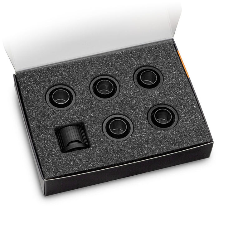 EK Water Blocks EK-Quantum Torque STC 10/16 - 6-pack, black image number 1