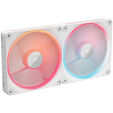 Corsair iCUE Link LX140-R RGB L&uuml;fter, PWM - 2er-Pack, 140mm, wei&szlig; image number null