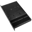 Akasa Galileo TU3 Thin-Mini-ITX 1U case, OEM - black image number null
