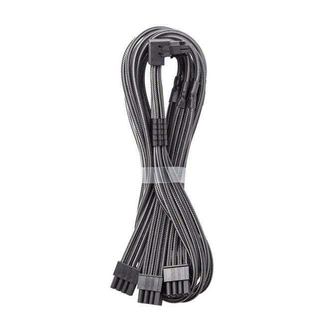 CableMod C-Series Pro Anschlusskabel - Variante B, 90&deg;, 16-Pin zu 3x 8-Pin PCIe, carbon image number 0