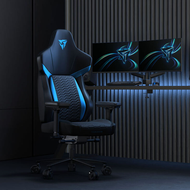 ThunderX3 CORE Racer Ergonomischer Gaming Stuhl - blau image number 8