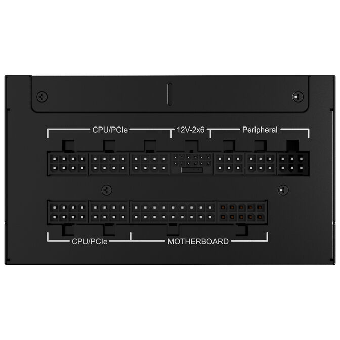 AeroCool Premier G1 80 PLUS Gold Power Supply, PCIe 5.1, ATX 3.1 - 750 Watt, black image number 4