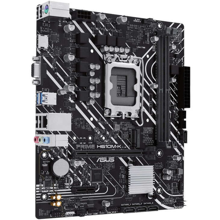 ASUS Prime H610M-K, Intel H610 motherboard, LGA1700 socket, DDR5 image number 5