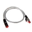 InLine Patchkabel Cat.6, S/FTP (PiMf), 250MHz, transparent - 0,5m image number null