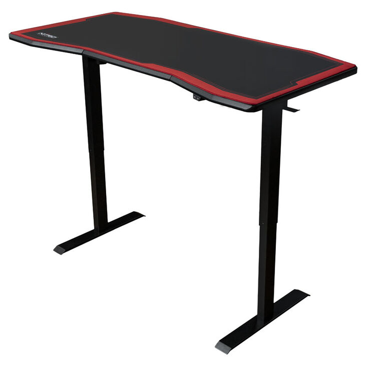 Nitro Concepts Gaming Desk D16E Carbon Red 1600x800 - electrically adjustable height image number 1