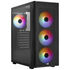 Aerocool Designer-G-BK-v2 PC-Gehäuse, Midi-Tower, ATX, ARGB, Tempered Glass - schwarz image number null