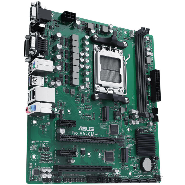 ASUS PRO A620M-C-CSM, AMD A620 Mainboard, Sockel AM5, DDR5 image number 4