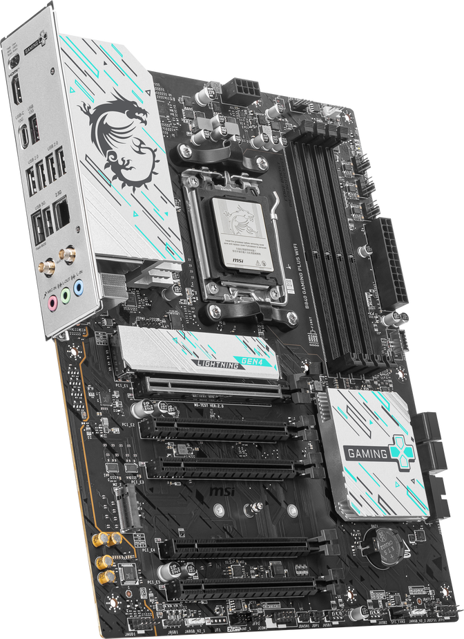 MSI B840 Gaming Plus WiFi Mainboard, Sockel AM5, AMD B840, ATX, DDR5 image number 4