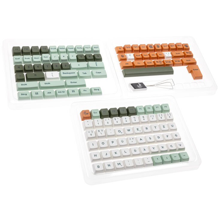 Ducky Dino Keycap Set, PBT, Dye-Sub - MDA image number 0