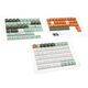 Ducky Dino Keycap Set, PBT, Dye-Sub - MDA