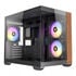 Antec CX600M Wood PC case, Mini Tower, Micro-ATX, Tempered Glass - black, wood image number null