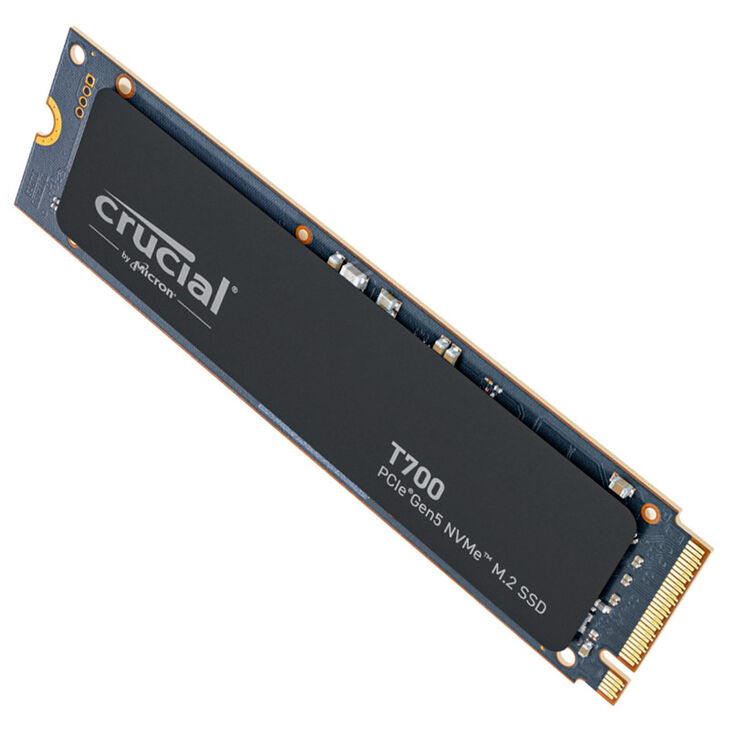 Crucial T700 NVMe SSD, PCIe 5.0 M.2 Type 2280 - 2 TB without heatsink image number 5