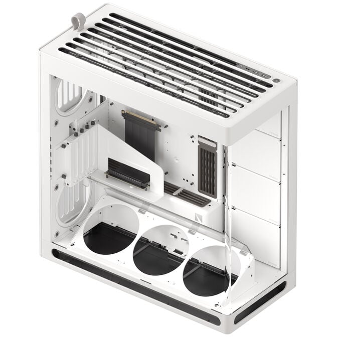 HAVN HS 420 VGPU PC Case + PHANTEKS Glacier One 420D30 X2 DRGB AiO Water Cooling - 420mm, white image number 1