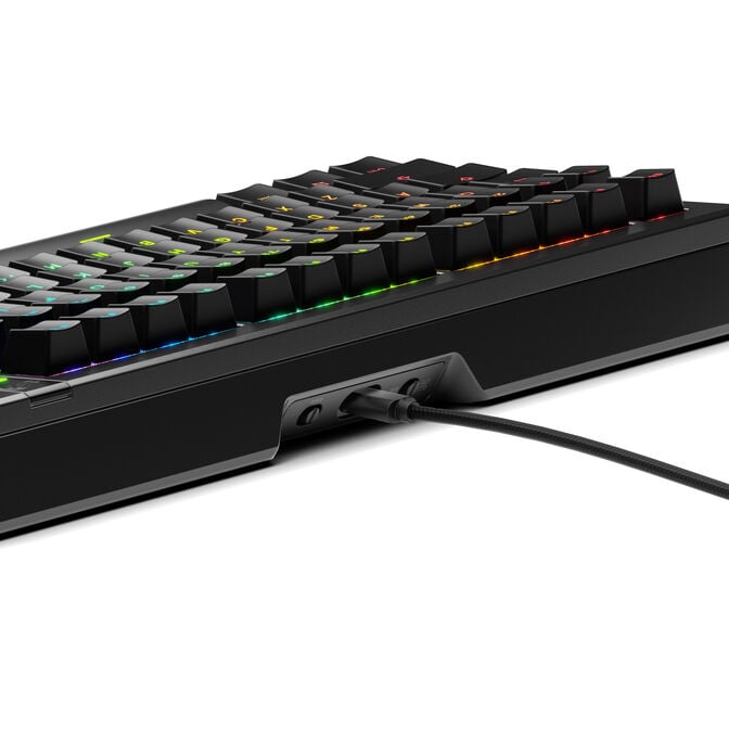 Glorious GMMK 3 Pro 75% Custom Gaming Keyboard - Pre-Built, ANSI (US), Fox Switches, Black image number 3