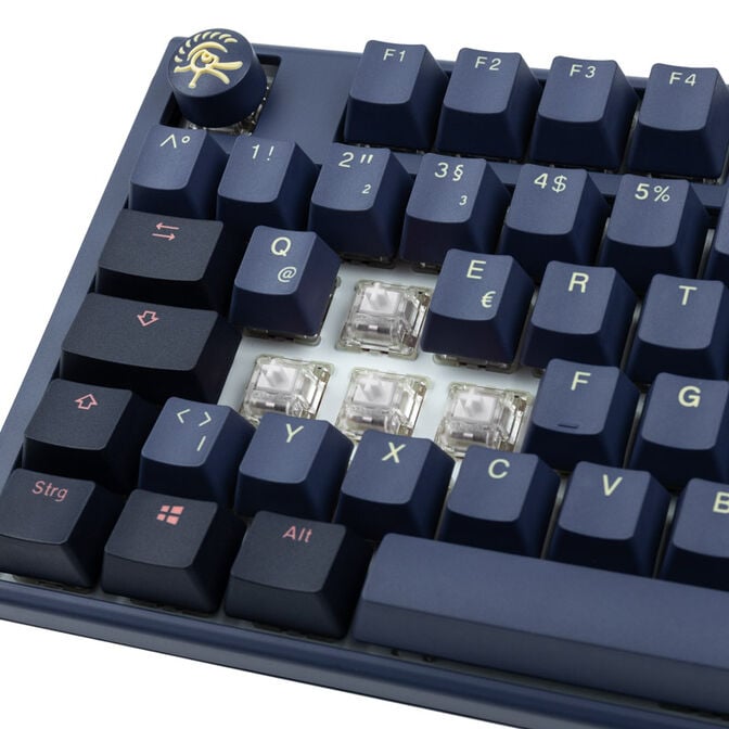 Ducky One 3 Cosmic Blue TKL Gaming Tastatur, RGB LED - MX-Ergo-Clear image number 4