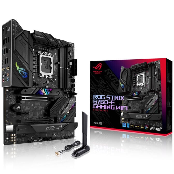 ASUS ROG Strix B760-F Gaming WiFi, Intel B760 Mainboard - Sockel 1700, DDR5 image number 0