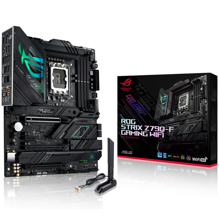 ASUS ROG Strix Z790-F Gaming WiFi Mainboard, Sockel 1700, Intel Z790, ATX, DDR5 image number 0