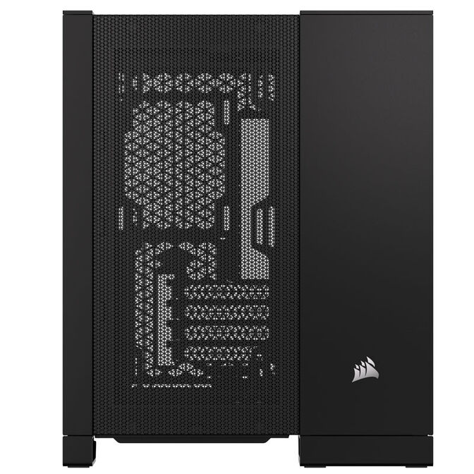 Corsair 250D Airflow Micro-ATX Case, Tempered Glass - black image number 2