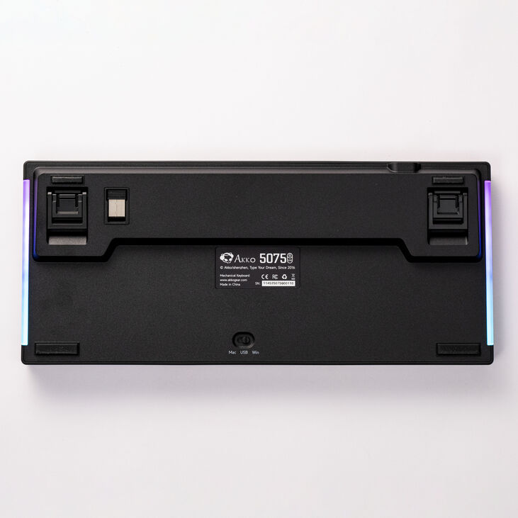 AKKO 5075B Via Barebone Gaming Tastatur, 75% - ISO, schwarz image number 6