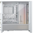 Corsair Frame 4000D RS ARGB PC case, Mid Tower, E-ATX, RGB, Tempered Glass - white image number null