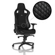 noblechairs EPIC Real Leather Gaming Chair - black image number null