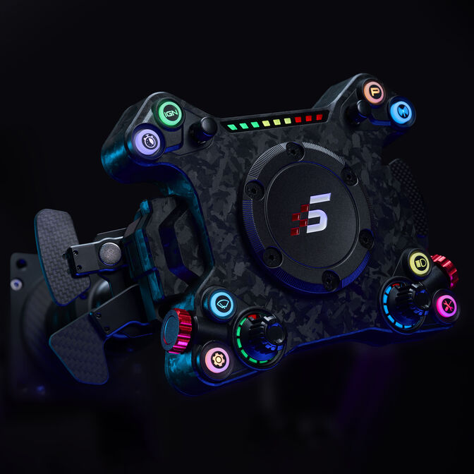 Simagic Neo X Hub Wheelhub, RGB - black/carbon image number 3